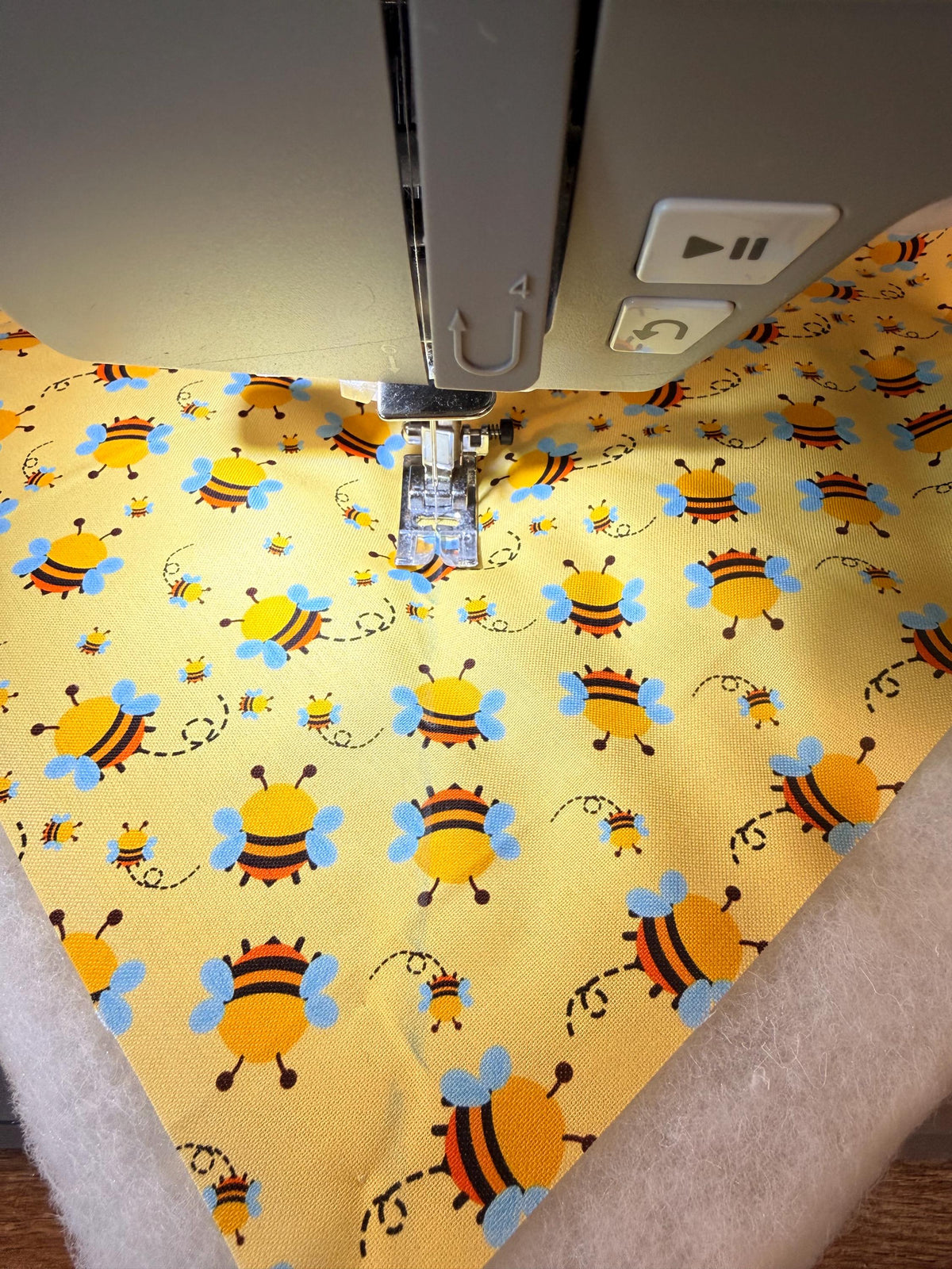 Honeybee Quilted Tote Bag