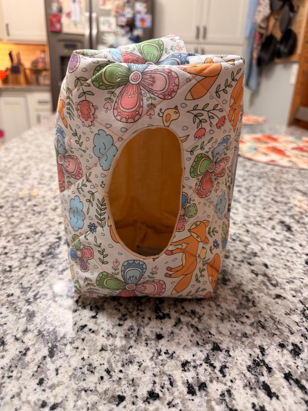 Handmade Wild Animal Diaper Pouch, Travel Wipes Organizer, Baby Shower Gift