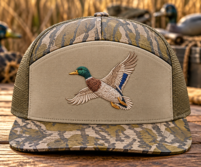 Embroidered Hunting Hats | Deer Skull & Hunting Designs