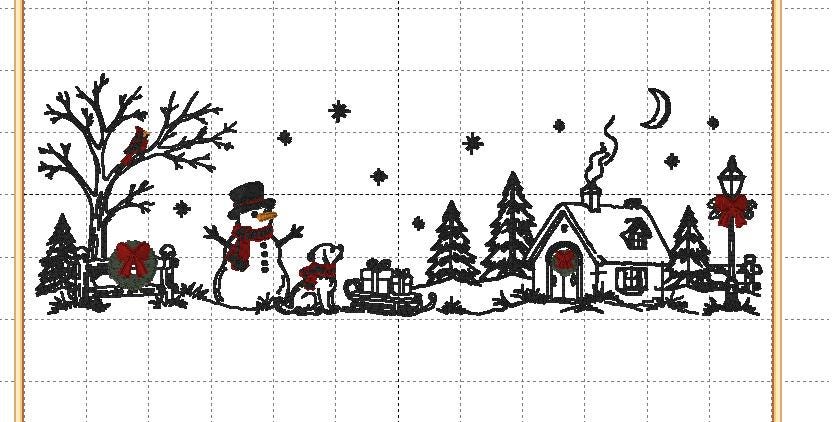 Winter Wonderland Embroidered Sweatshirt