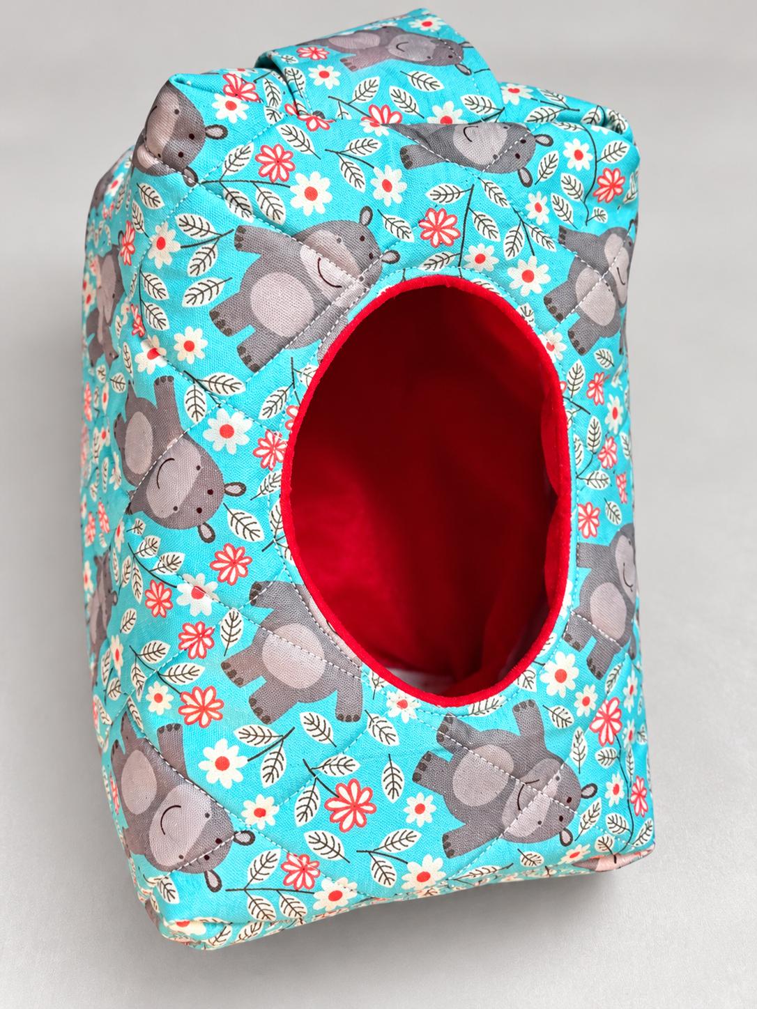 How ADORABLE is this little hippo print?! Handmade Diaper Pouch, Travel Wipes Organizer, Baby Shower Gift